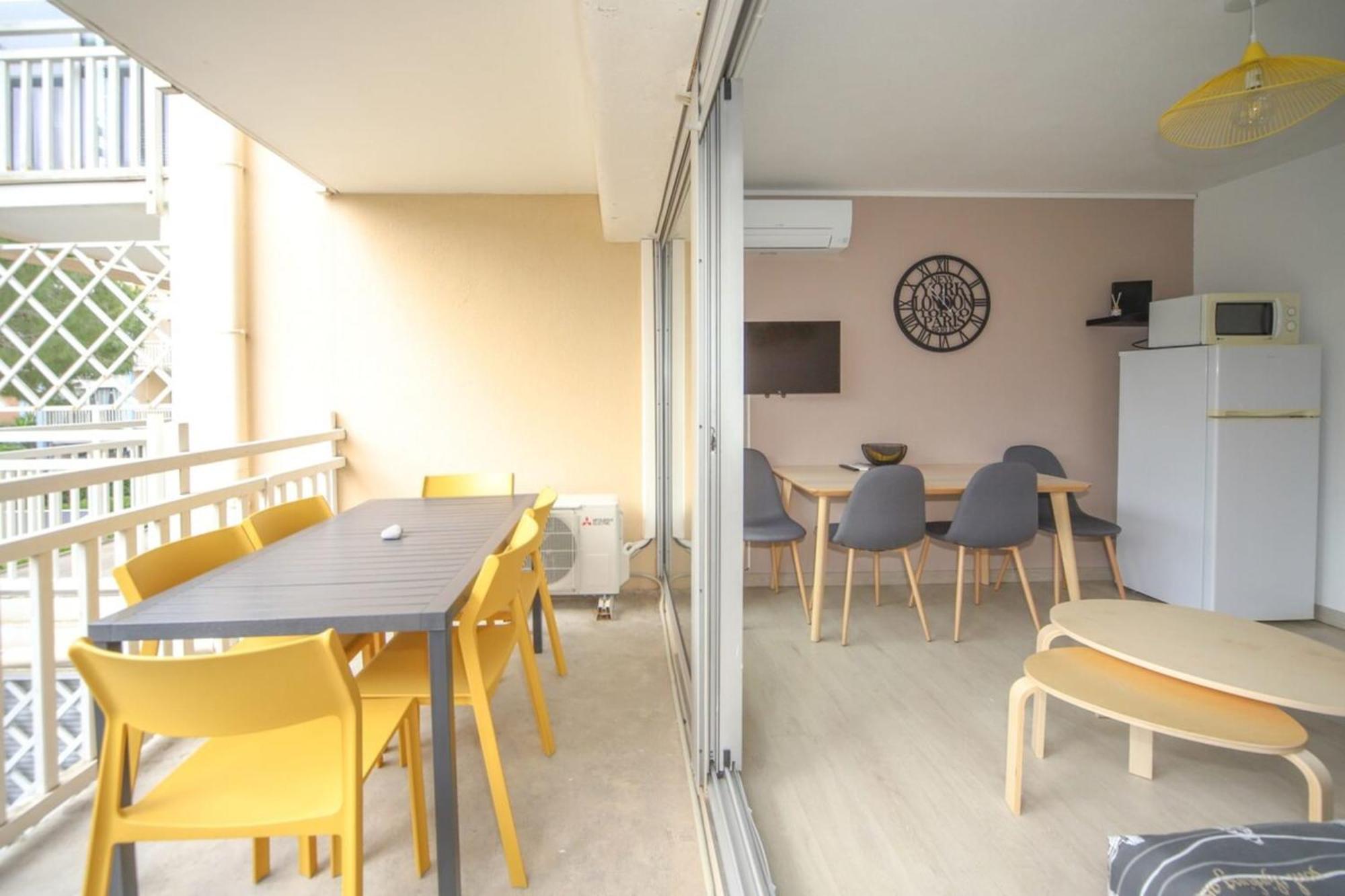 T2 Tamaris Piscine Proche Mer Palavas Parking Luaran gambar
